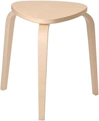 Birch 3‑Legged Triangular Stackable Stool