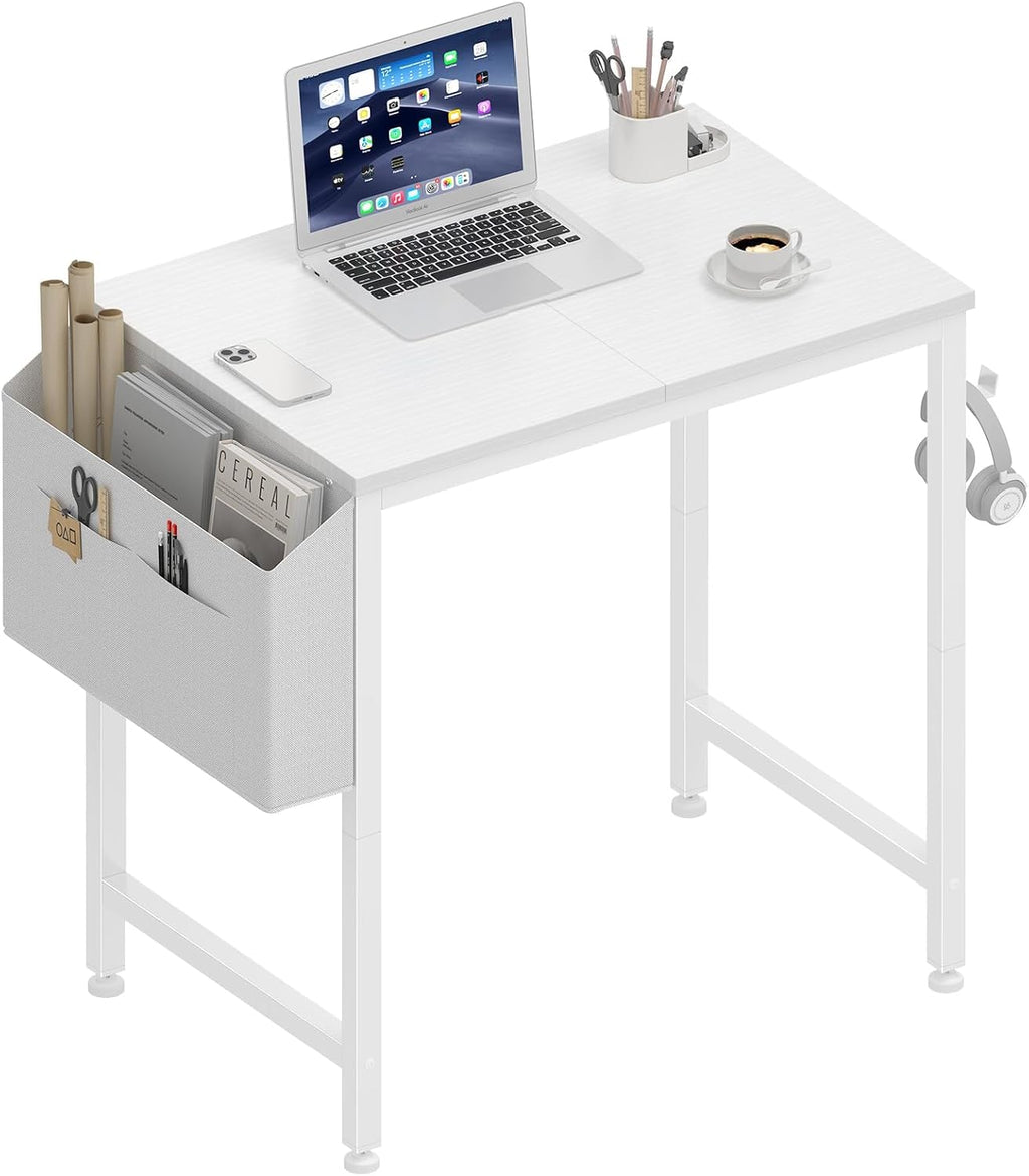 White 24" Kids Mini Study Desk
