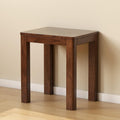 Solid Walnut Wood Vanity Bench Stool No Cushion