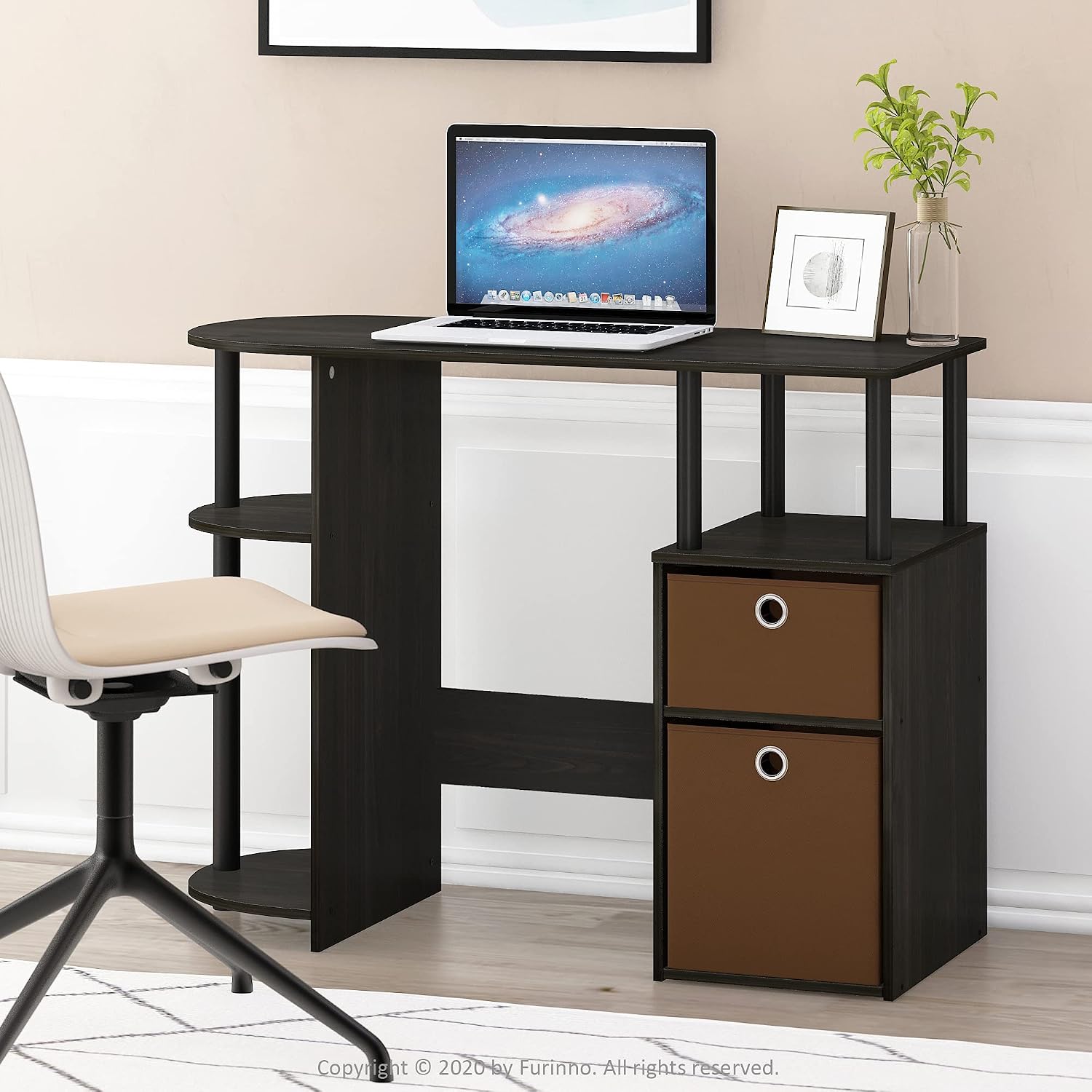 Espresso 38.4" Gaming Study Desk