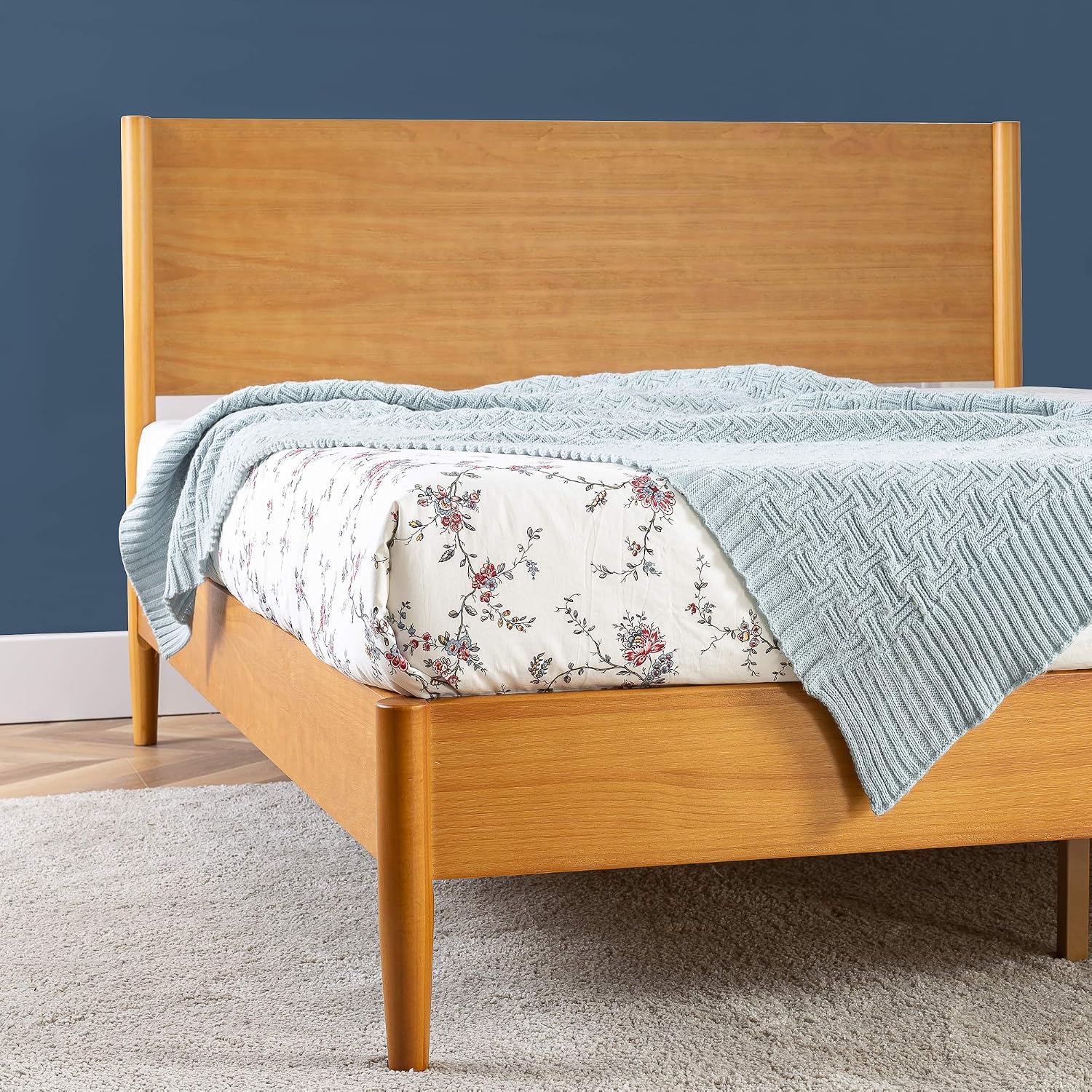 Allen Full Size Wood Platform Bed Frame